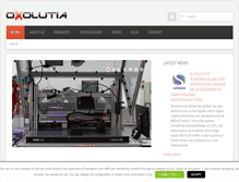 Tablet Screenshot of oxolutia.com
